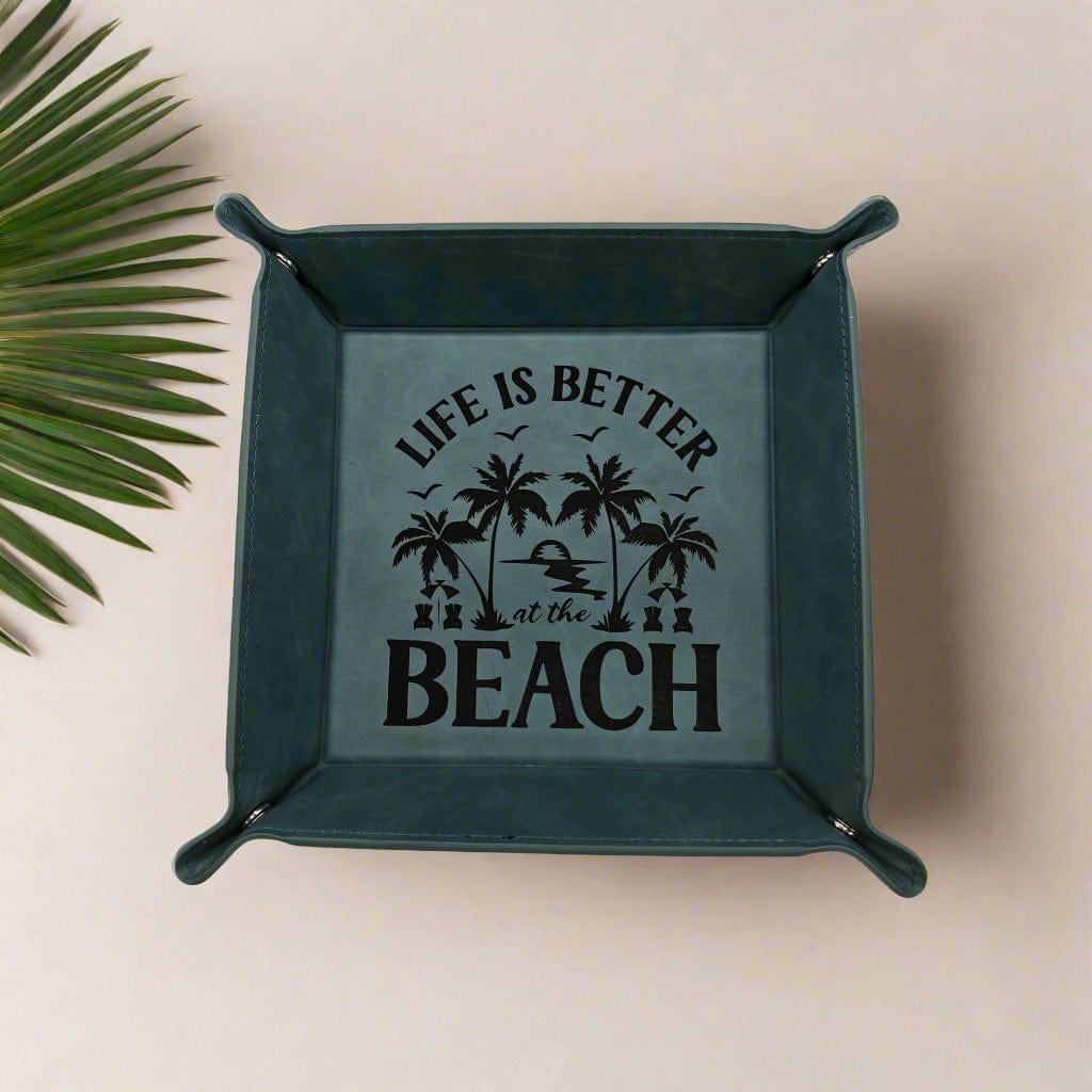 Lavish Lizzy Teal Custom Valet/Dice Tray